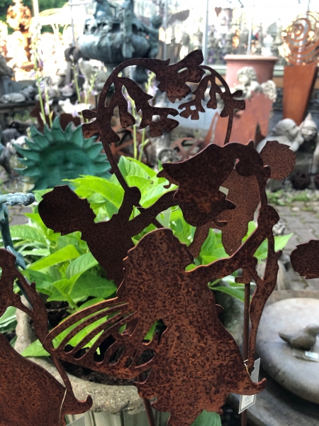 Gartenstecker Frühlingskinder nach Sibylle von Olfers