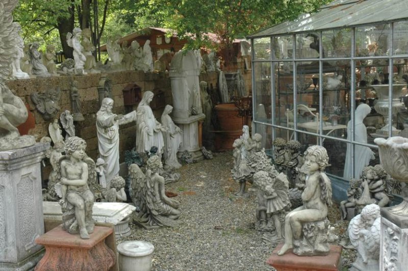 Engel - Elfen - Maria - Jesus - in Steinguss und Edelrost