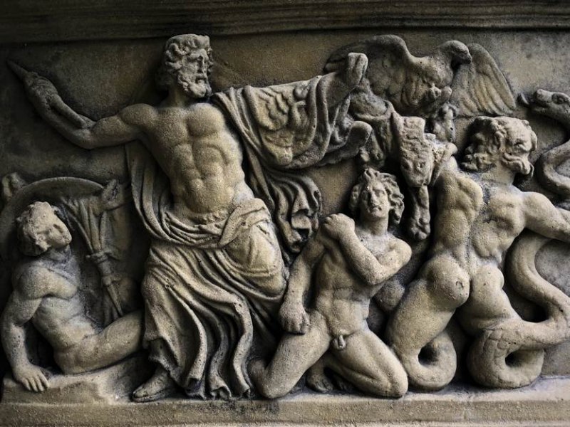 Relief - Steinplatte - Steinguss