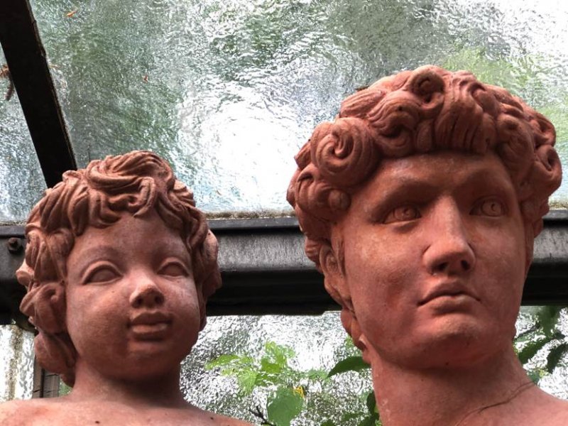 original italienische - Terracotta Büste -David -