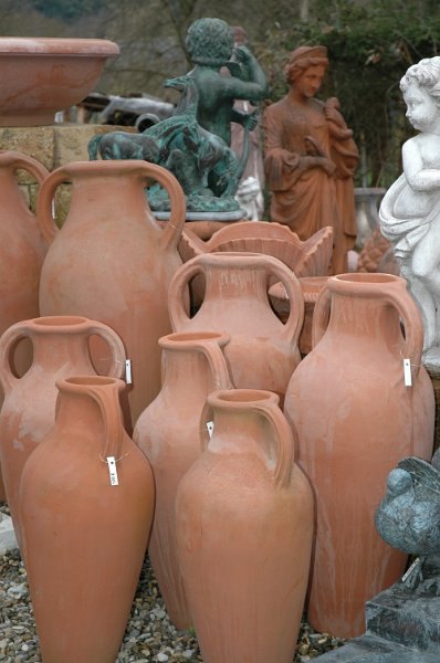 Terracotta Impruneta - Vase - Töpfe - Amphoren - Winterfest
