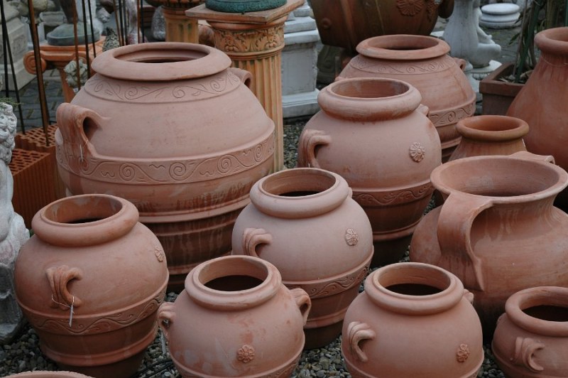 Terracotta - Impruneta - Orcio - Amphoren - Winterfest
