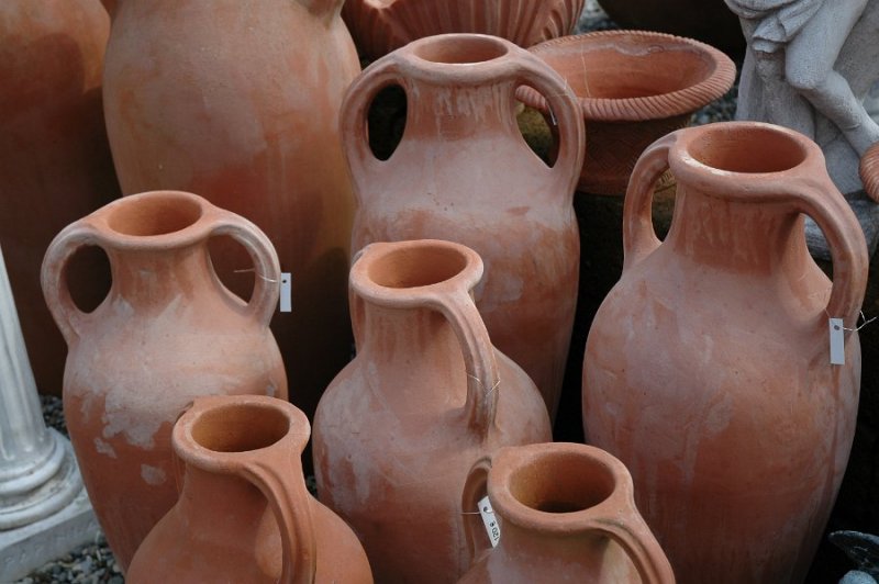 Terracotta - Impruneta - Amphoren - Winterfest