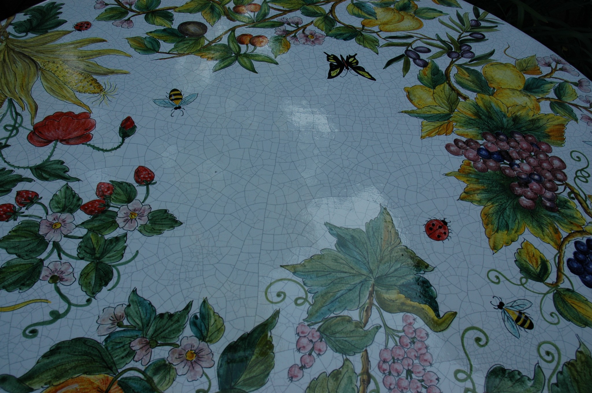 Gartenmoebel - Deruta - Tisch- Eisenstuhl
